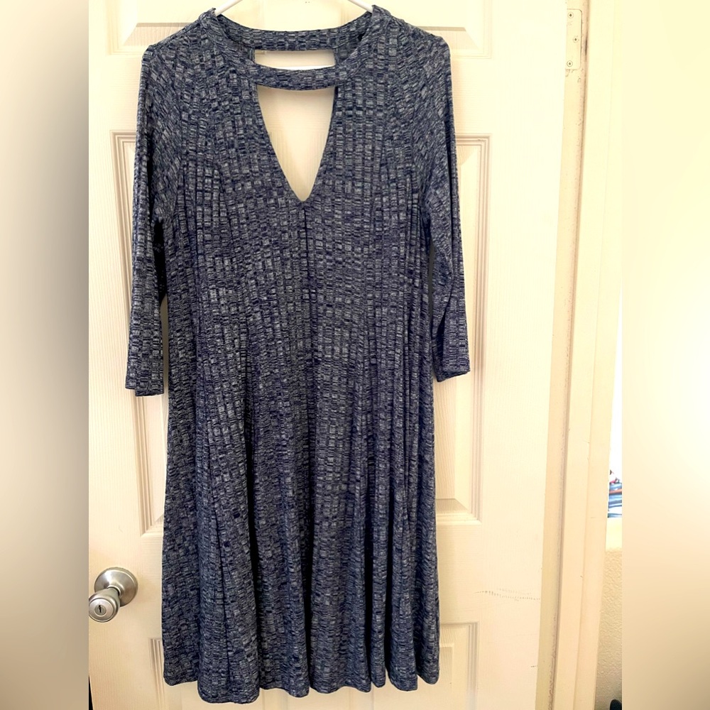 Torrid Blue Heather Knitted Dress